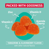 TEJA daily wellness Gummies displayed with fresh fruits
