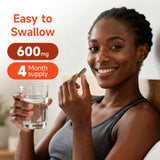 Temimar Ashwagandha Supplement 600mg capsule on a wooden table