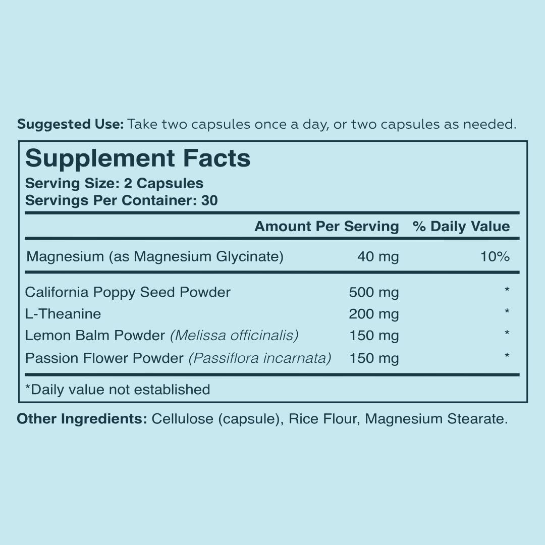 Tend daily wellness Dietary Supplement bottle with a measuring spoon
