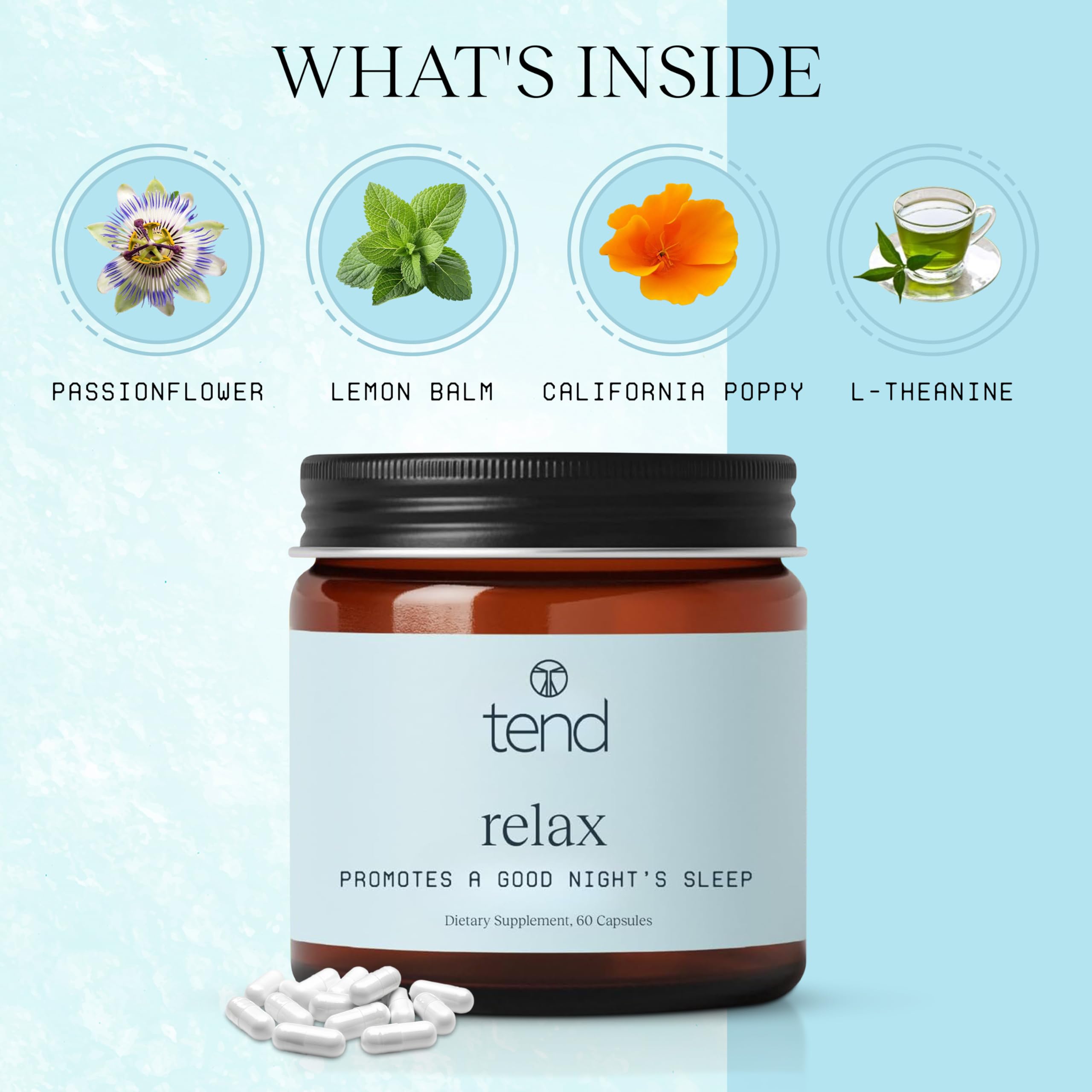 Tend daily wellness Dietary Supplement ingredients list