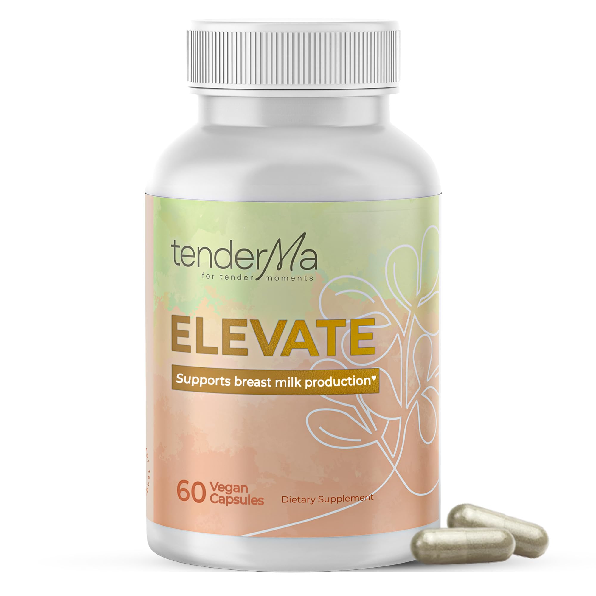tenderMa Natural Lactation Support Supplement front view