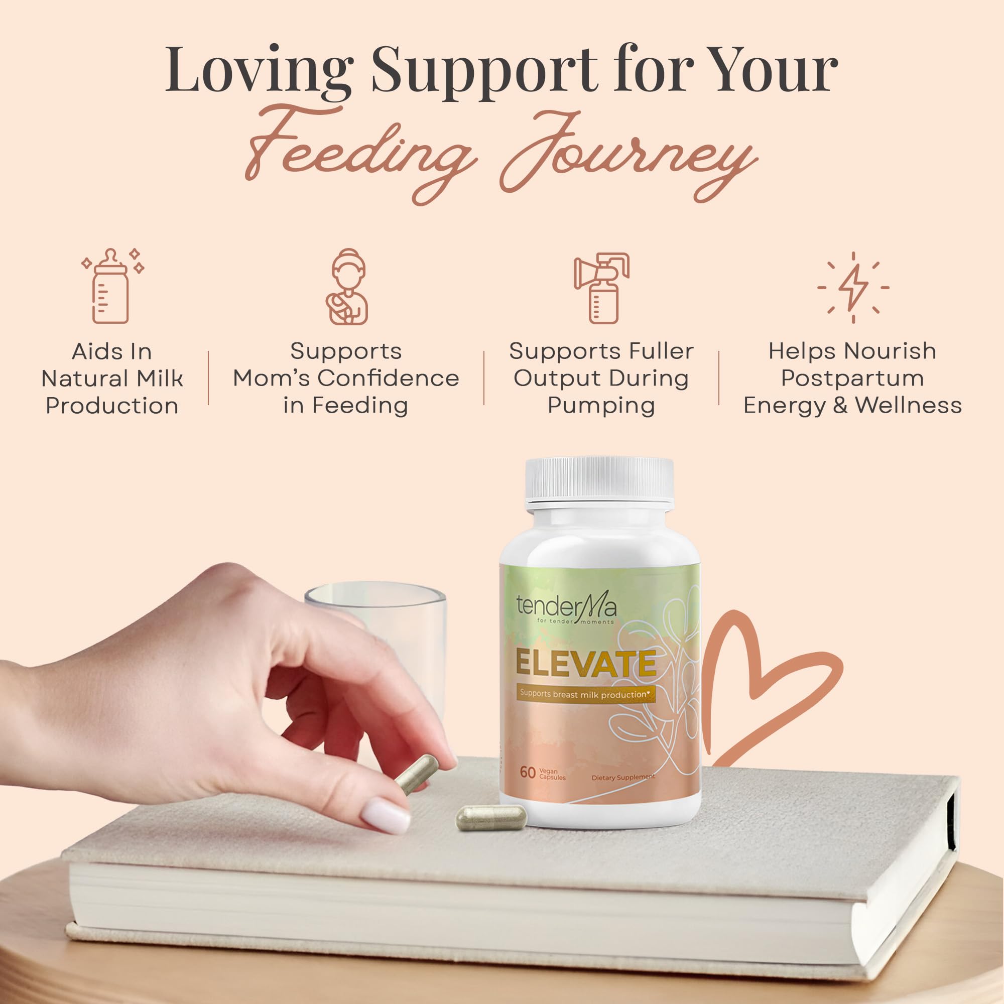 tenderMa Natural Lactation Support Supplement ingredients list