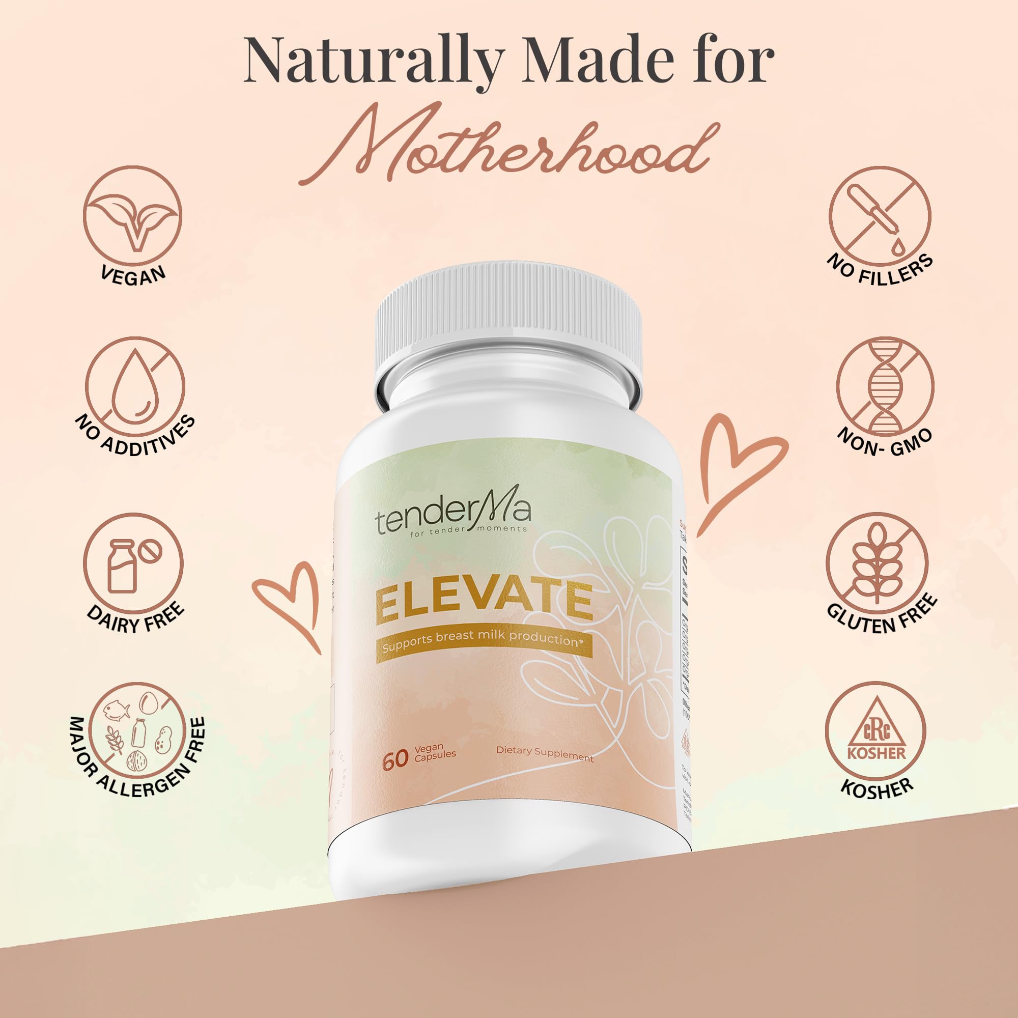 tenderMa Natural Lactation Support Supplement packaging