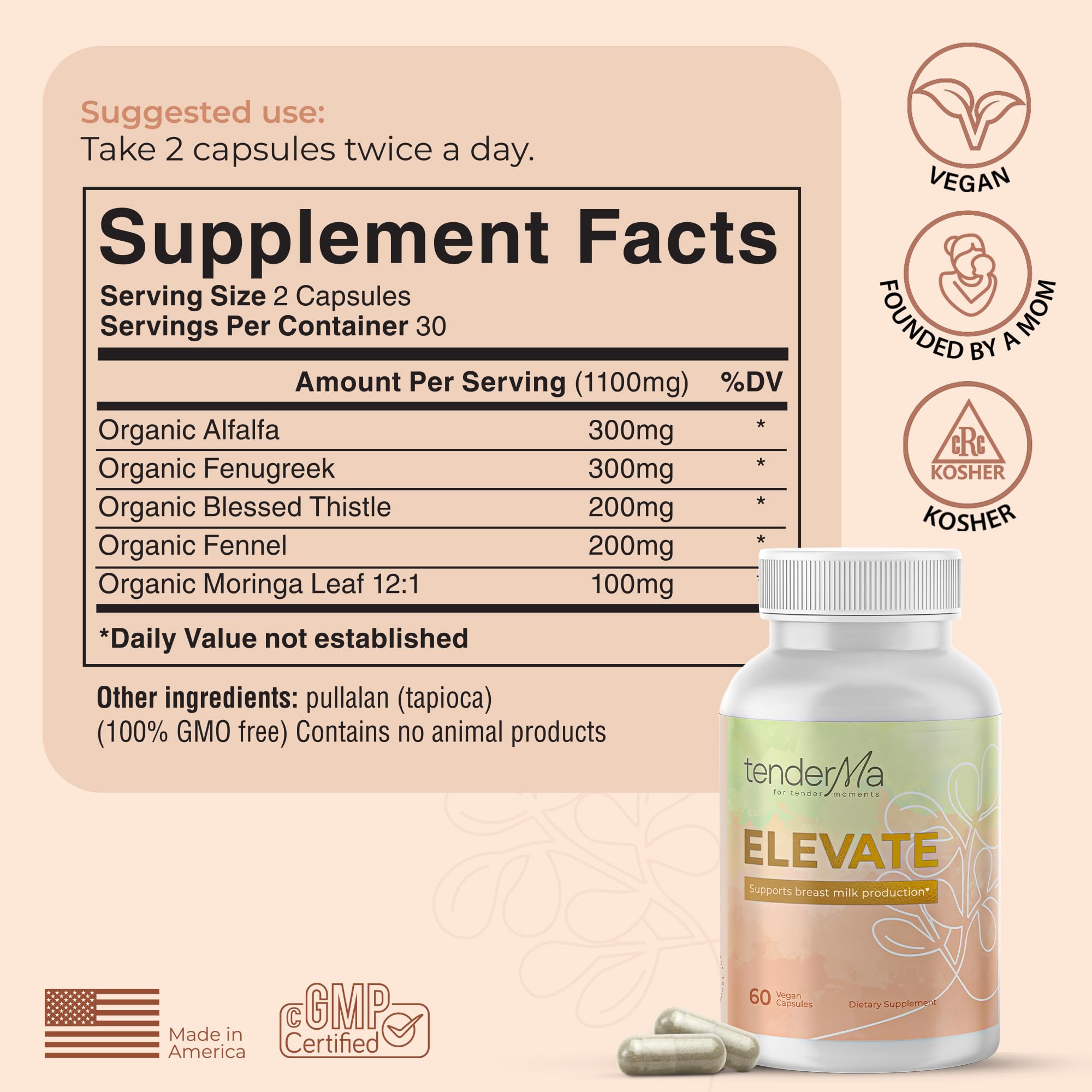 tenderMa supplement with herbal ingredients