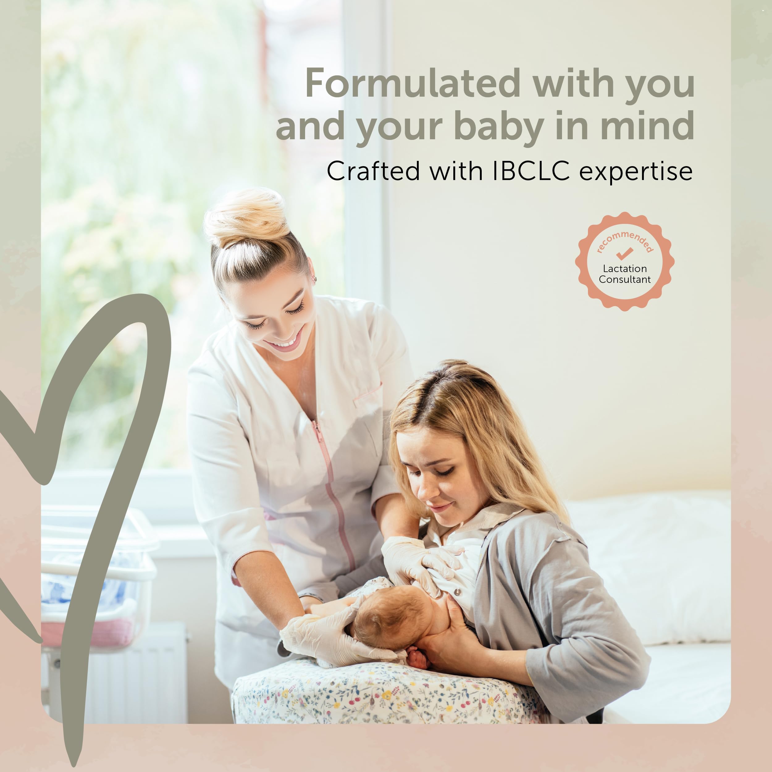 tenderMa support Fenugreek-Free Lactation Support capsules in a hand
