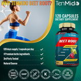 Tenmido Beet Root Extract Supplement in a lifestyle setting