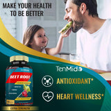 Tenmido Beet Root Extract Supplement packaging details