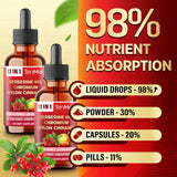 Tenmido Berberine Liquid Drops with measuring spoon