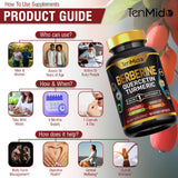 Tenmido Berberine Supplement bottle with measuring spoon