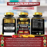 Tenmido Berberine Supplement packaging and label