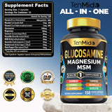 Tenmido Glucosamine Chondroitin supplement capsules close-up