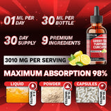 Tenmido Green Tea Extract Liquid Drops 30ml with herbal ingredients