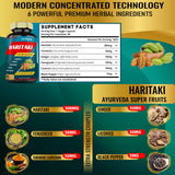 Tenmido Haritaki Extract Capsules with ingredients list