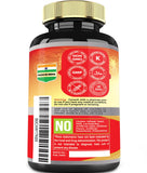 Tenmido Hawthorn Berry Extract Supplement bottle side view