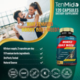 Tenmido Horny Goat Weed Extract Capsules lifestyle shot