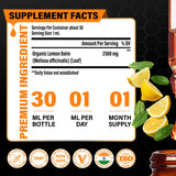 Tenmido Lemon Balm Tincture 2500mg side view