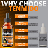 Tenmido Lemon Balm Tincture 30ml side view