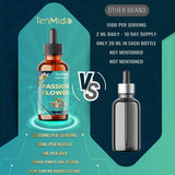 Tenmido Passion Flower Liquid Drops 30ml in lifestyle setting