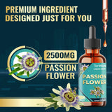Tenmido Passion Flower Liquid Drops 30ml side view