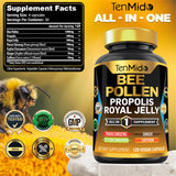 Tenmido Royal Jelly Supplement bottle with label