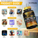 Tenmido Royal Jelly Supplement on a wooden table