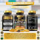 Tenmido Royal Jelly Supplement with a measuring spoon