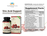 Teraputics Uric Acid Cleanse Supplement side view with label