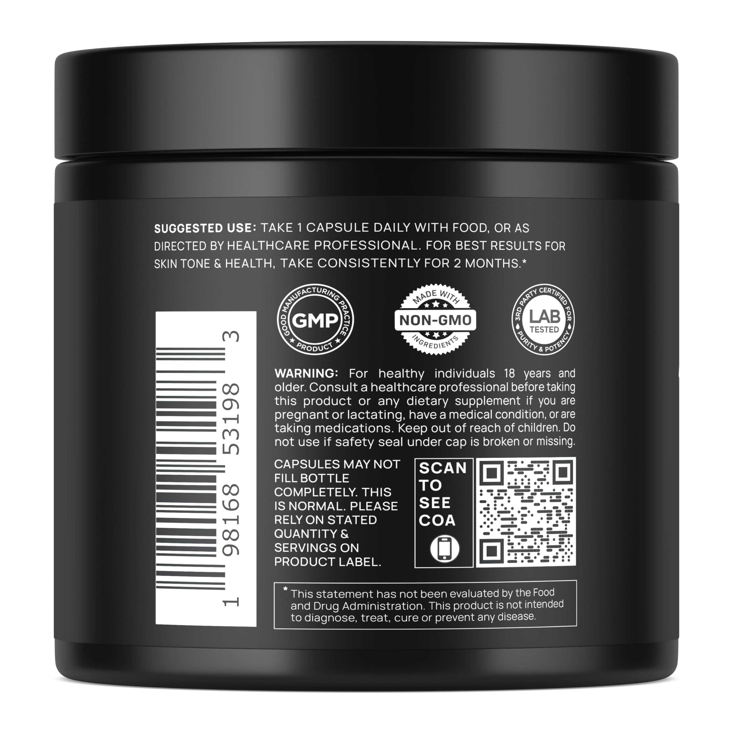 TERRA ELMNT Astaxanthin & Lycopene Supplement capsule close-up