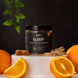 TERRA ELMNT Melatonin XR Sleep Gummies close-up of gummies