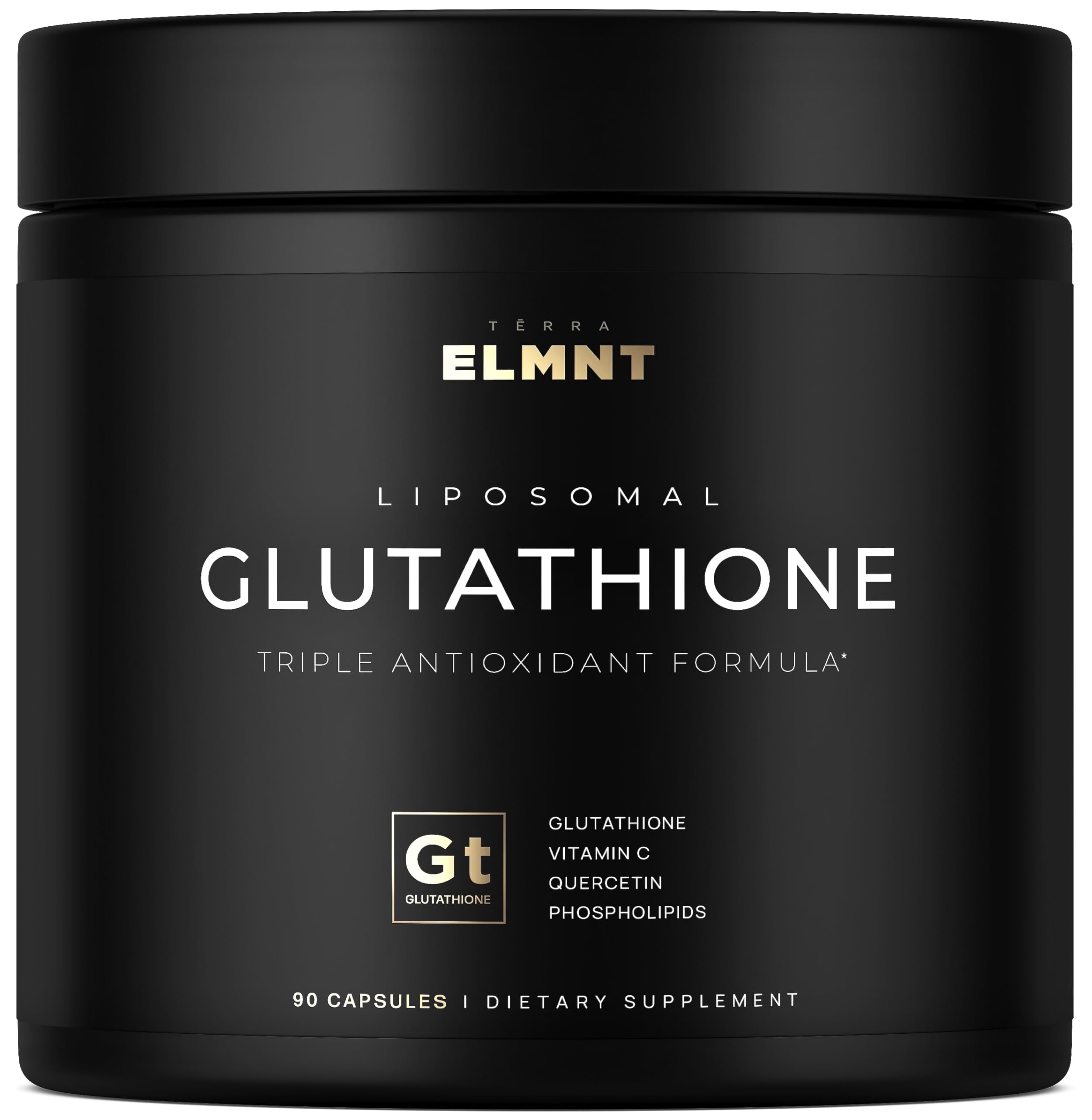 TERRA ELMNT Super L Glutathione 2150mg capsules front view