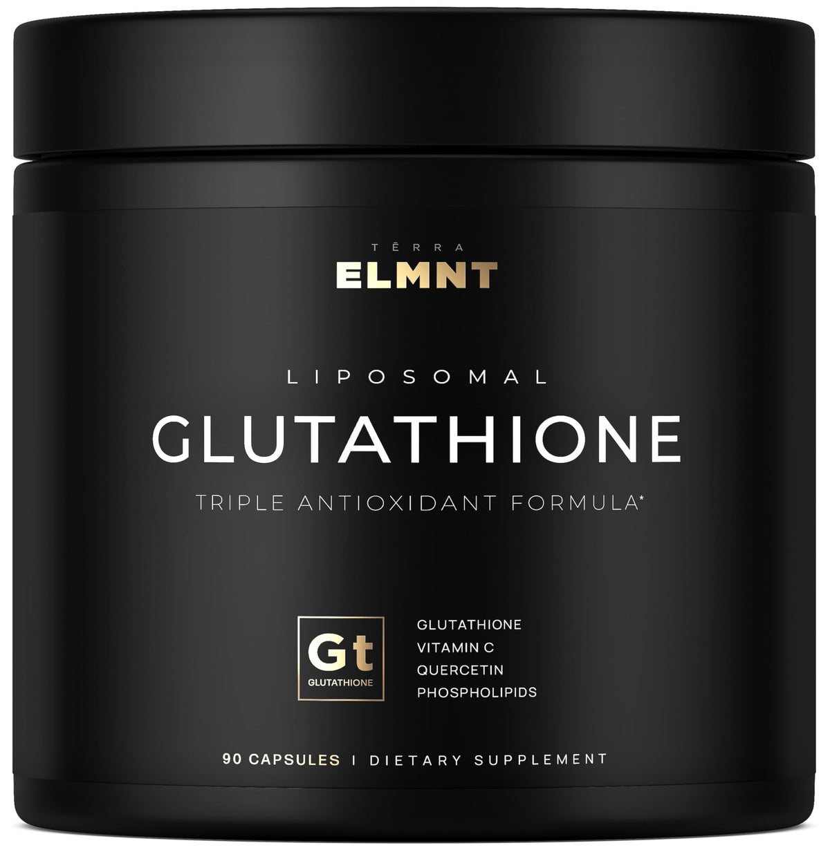 TERRA ELMNT Super L Glutathione 2150mg capsules front view