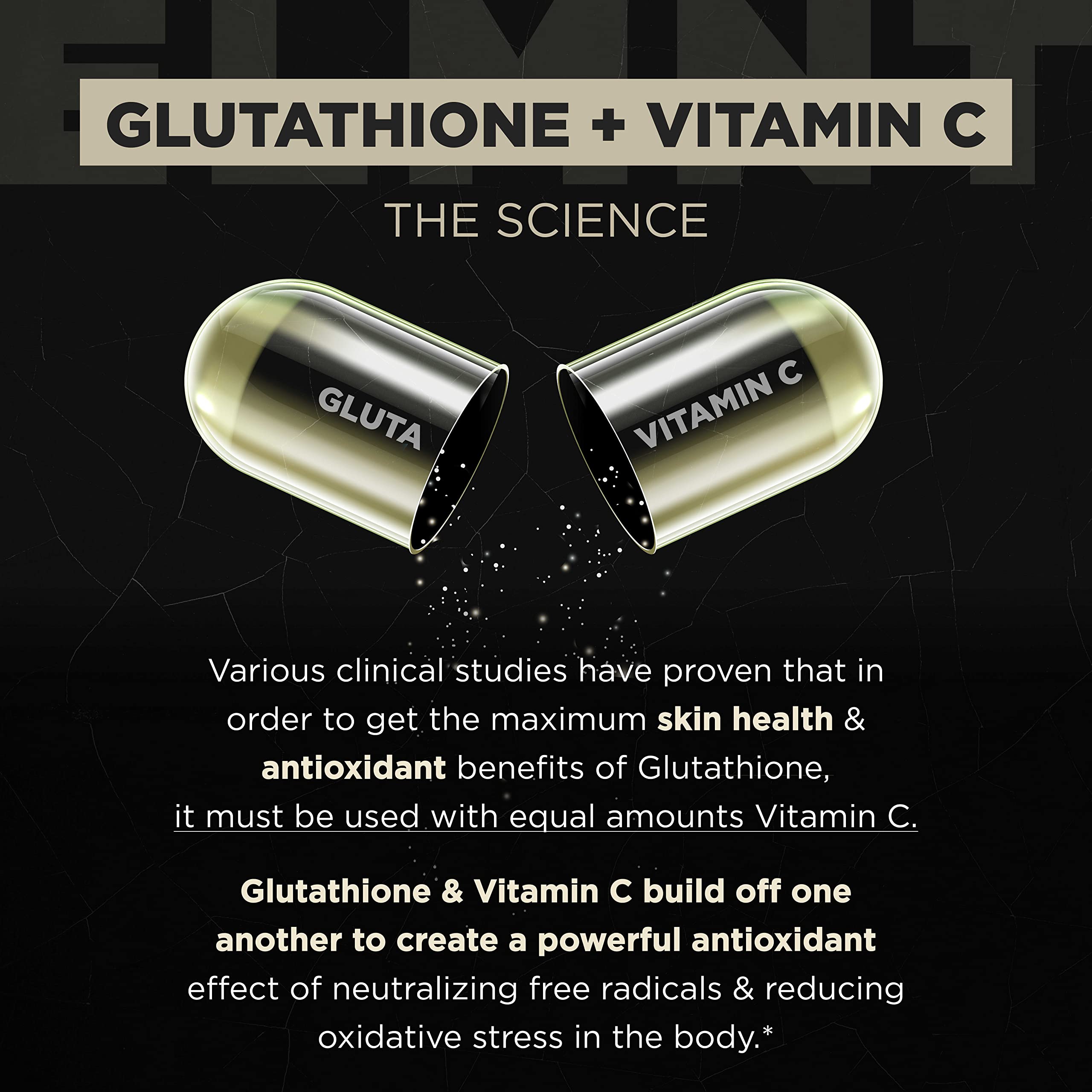 TERRA ELMNT Super L Glutathione 2150mg capsules lifestyle scene