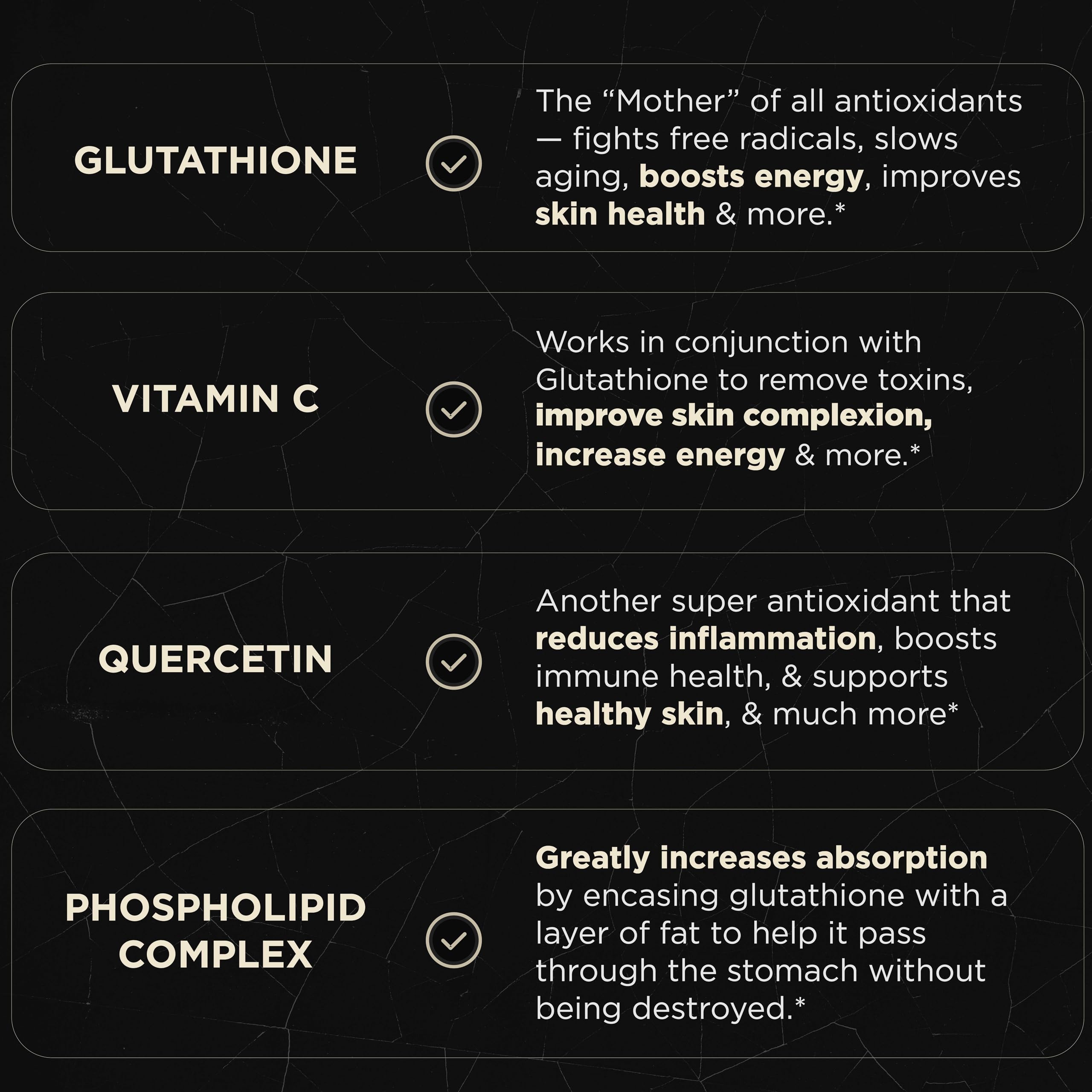 TERRA ELMNT Super L Glutathione 2150mg capsules opened bottle
