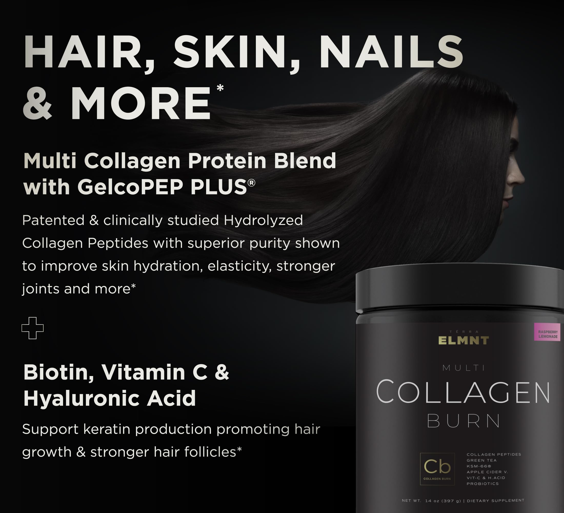 TERRA ELMNT Super Multi Collagen Burn nutritional information
