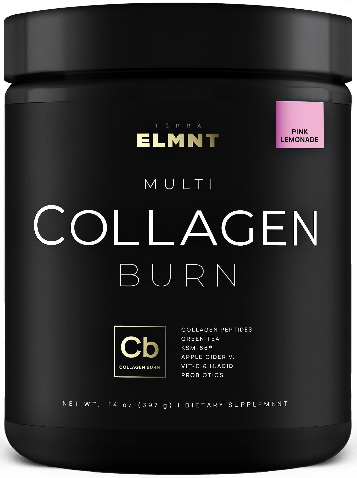 TERRA ELMNT Super Multi Collagen Burn Powder 322g front view