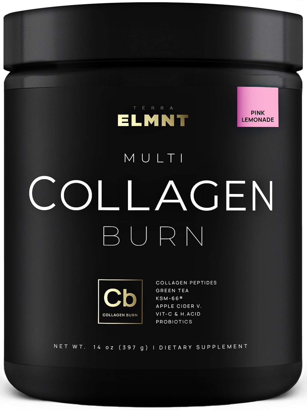 TERRA ELMNT Super Multi Collagen Burn Powder 322g front view