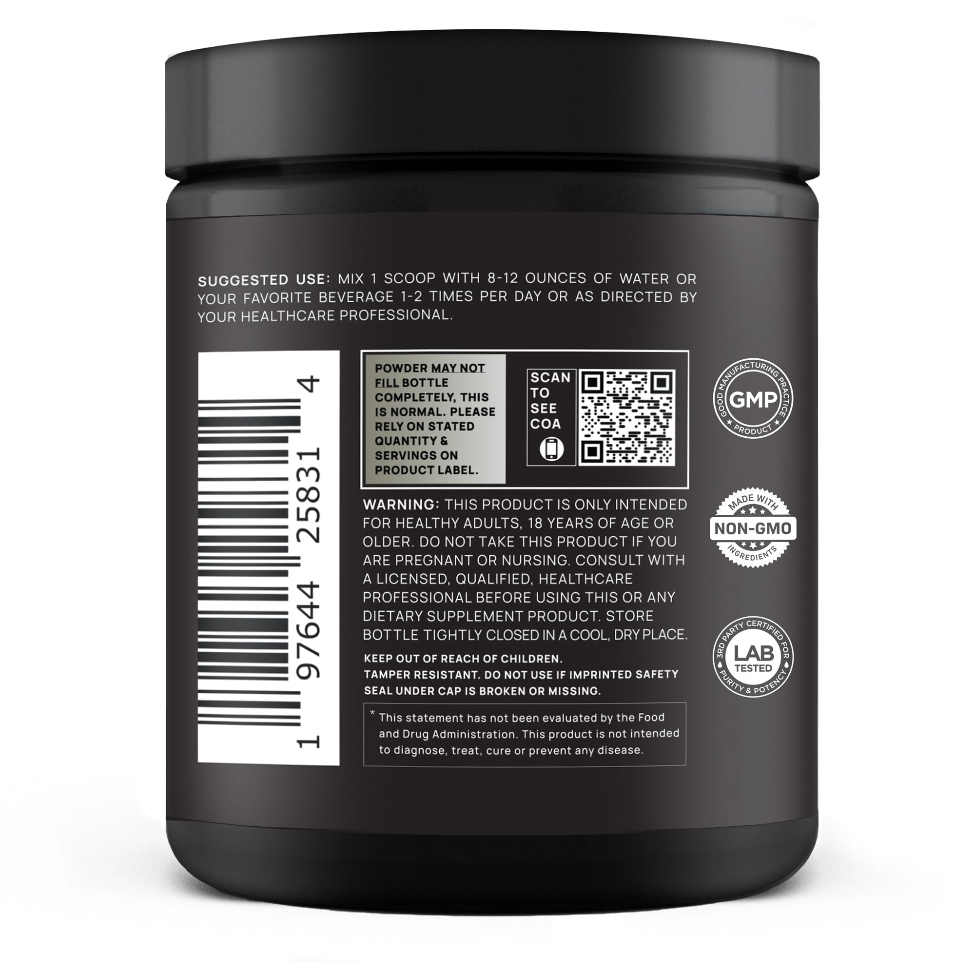 TERRA ELMNT Super Multi Collagen Burn powder with measuring scoop