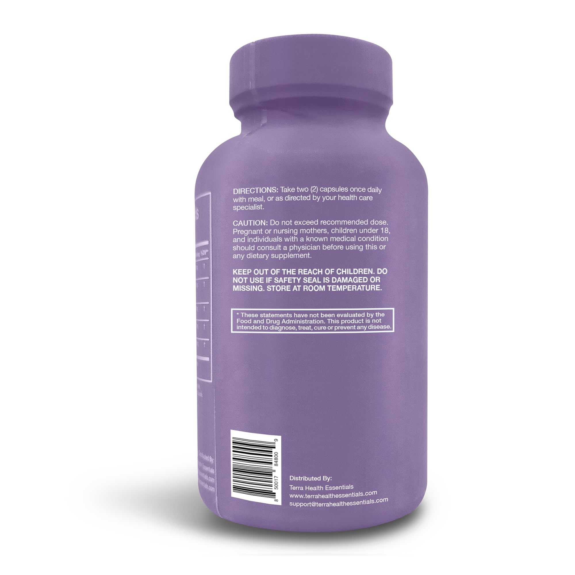 Terra Health Essentials Advanced Probiotic 50 Billion CFU capsule close-up