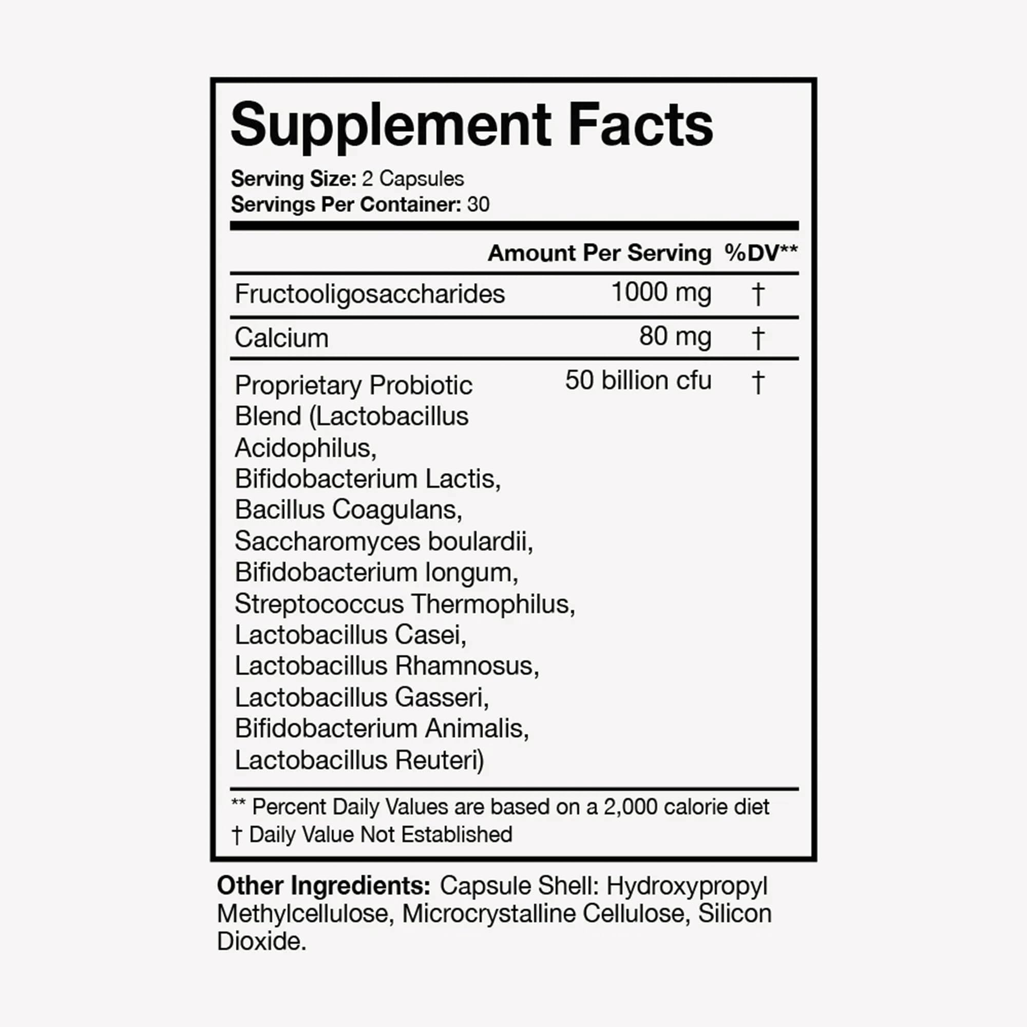 Terra Health Essentials Advanced Probiotic 50 Billion CFU side view