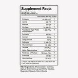 Terra Health Essentials daily Aid back view showing ingredients
