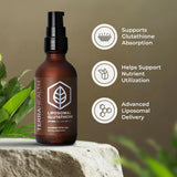 Terra Health Essentials Liposomal Glutathione 132g liquid supplement ingredients list
