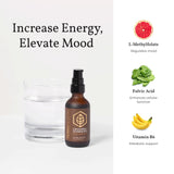 Terra Health Essentials Liposomal Vitamin B12 on a wooden table