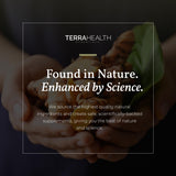 Terra Health Essentials Liquid Turmeric Curcumin 150g on a kitchen counter