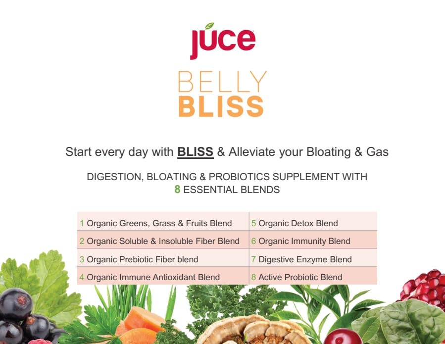 Terra Kai Organics Júce Belly Bliss nutritional information