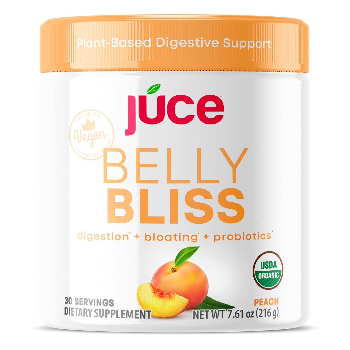 Terra Kai Organics Júce Belly Bliss Prebiotic Powder front view