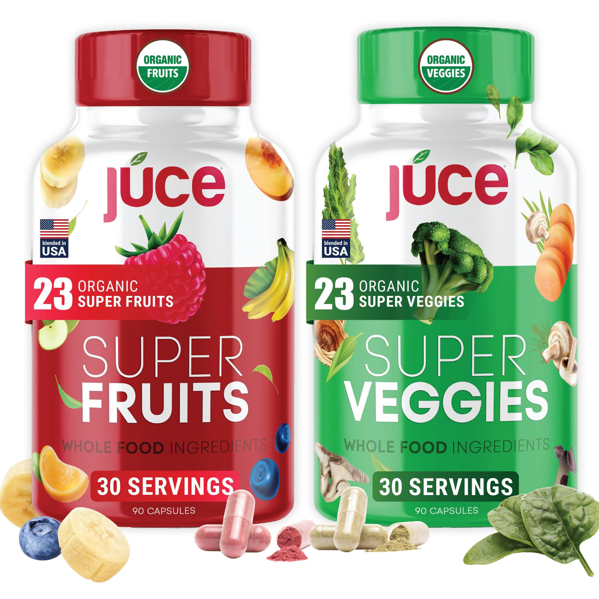 Terra Kai Organics Júce Organic Superfood Capsules front view