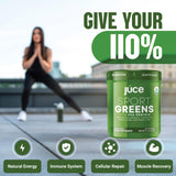 Terra Kai Organics Organic Greens Powder packaging side view