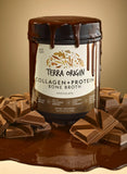 TERRA ORIGIN Bone Broth Collagen Powder mixed in a smoothie
