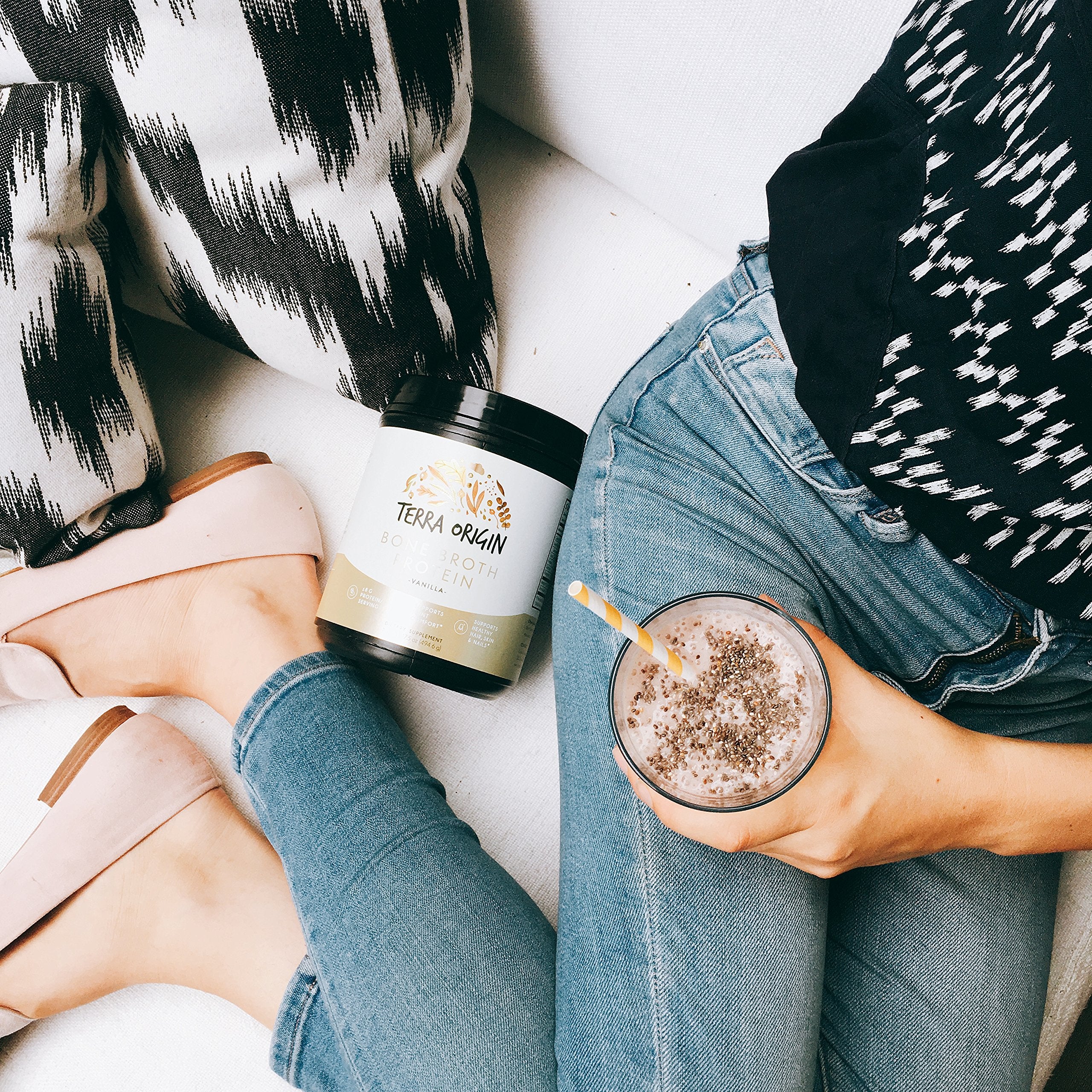 TERRA ORIGIN Bone Broth Collagen Powder nutritional information