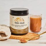 TERRA ORIGIN Bone Broth Collagen Powder with measuring scoop